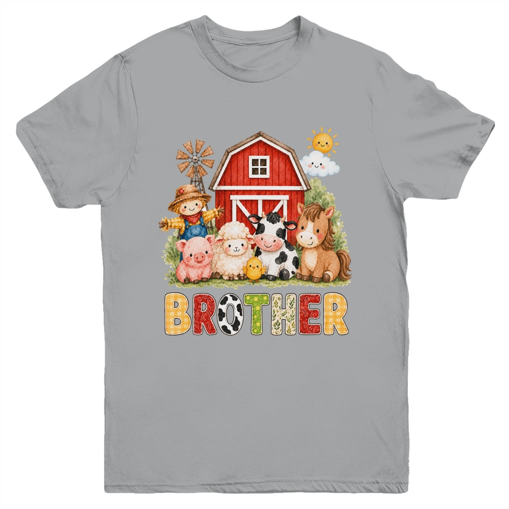 Brother Farm Cow 1St Birthday Girl Boy Matching Family Youth Shirt | siriusteestore