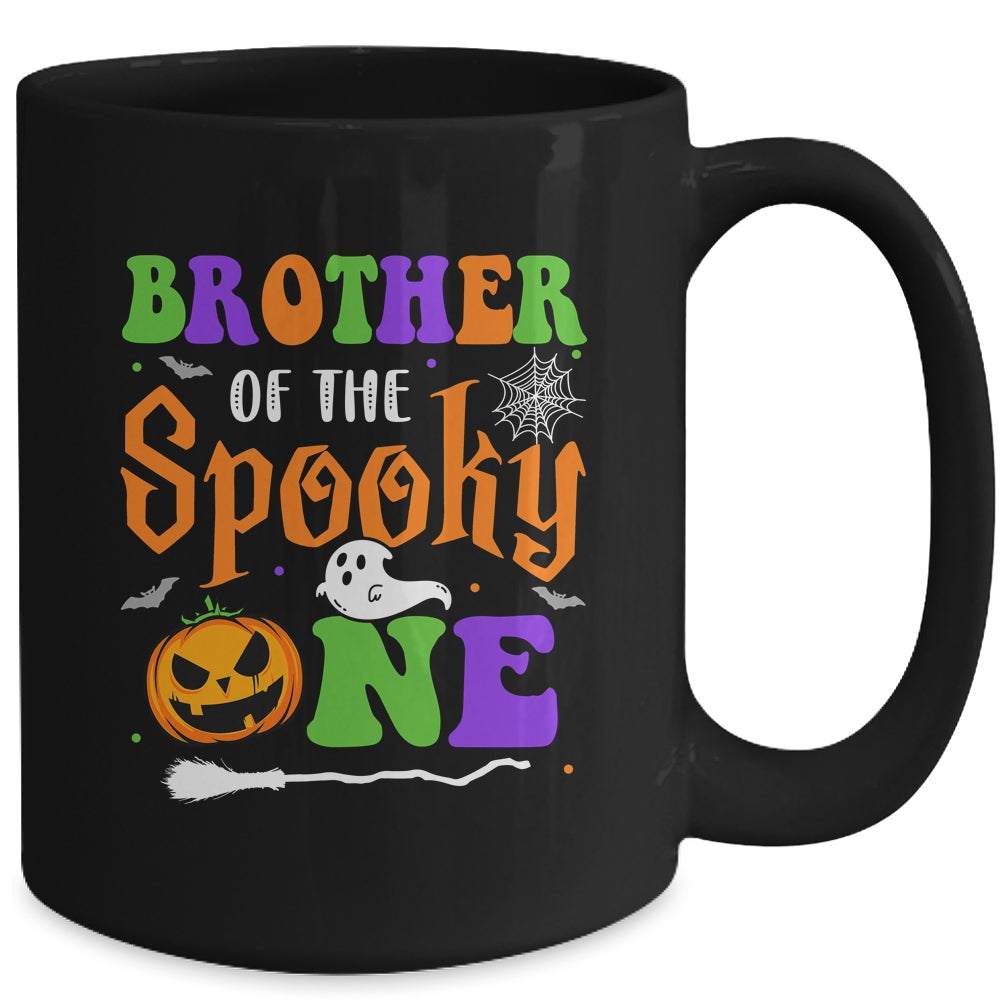 Brother Halloween 1st Birthday Boy Matching Family Spooky Mug | siriusteestore