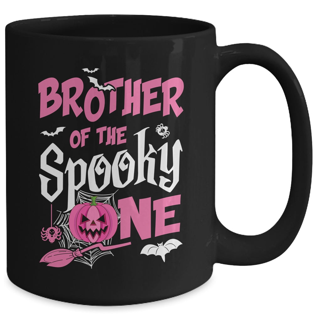 Brother Halloween 1st Birthday Girl Matching Family Spooky Mug | siriusteestore