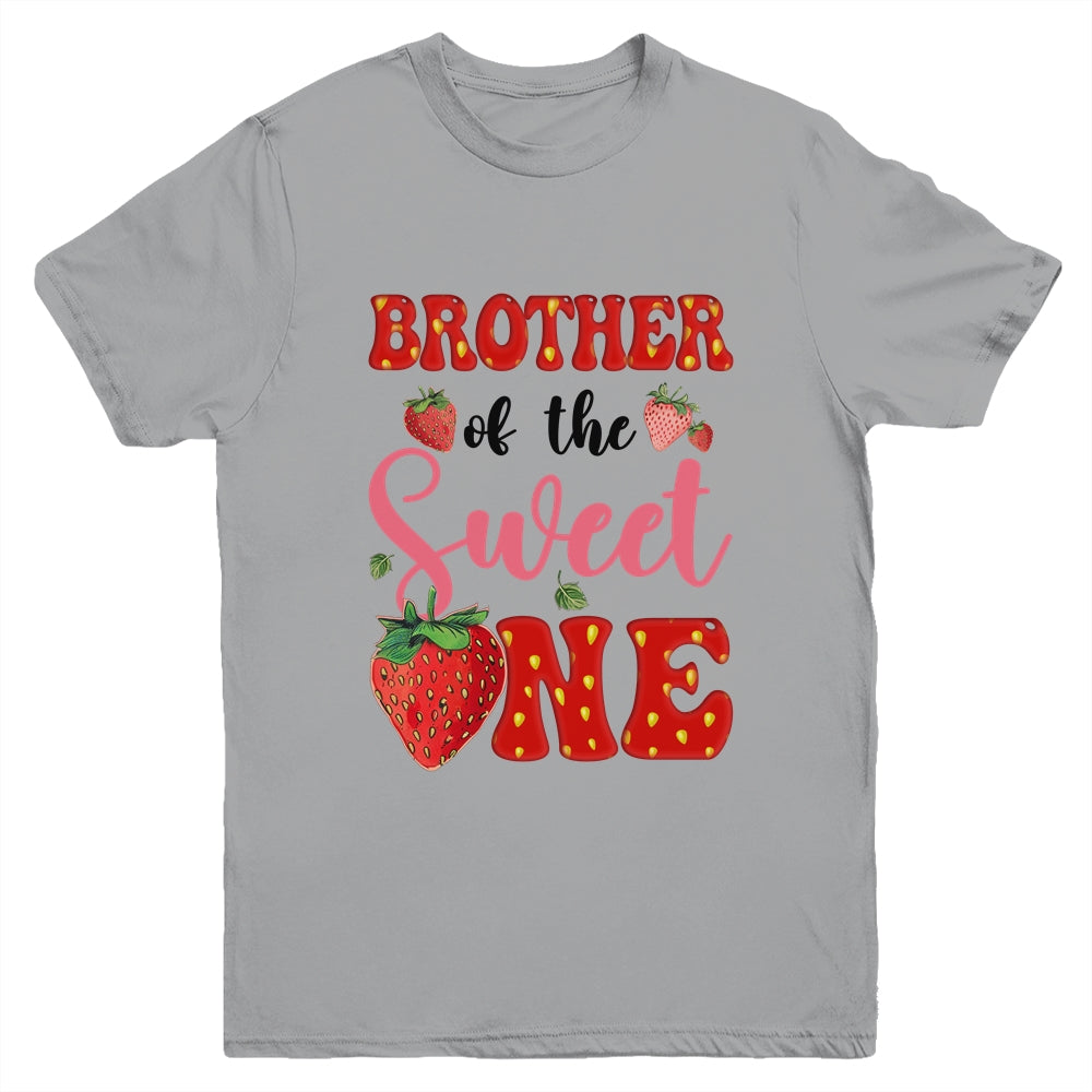 Brother Of Sweet One Strawberry Frist 1st Birthday Girl Youth Shirt | siriusteestore