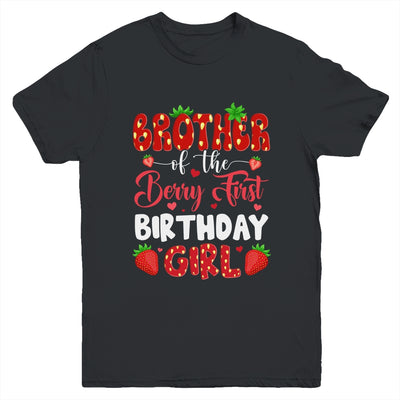 Brother Of The Berry First Birthday Of Girl Strawberry Youth Shirt | siriusteestore