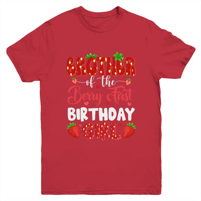 Brother Of The Berry First Birthday Of Girl Strawberry Youth Shirt | siriusteestore