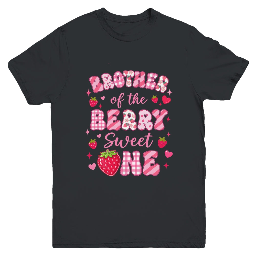 Brother Of The Berry Sweet One Strawberry First Birthday Youth Shirt | siriusteestore