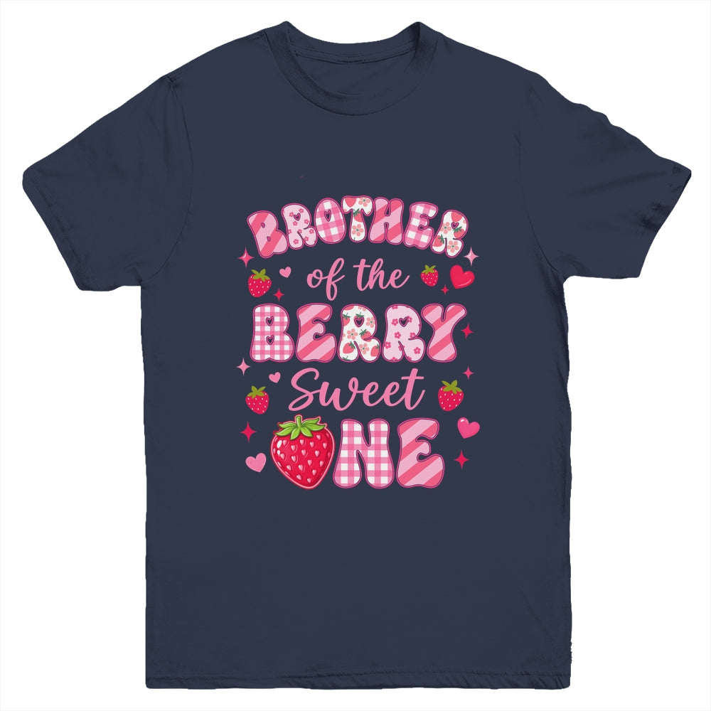 Brother Of The Berry Sweet One Strawberry First Birthday Youth Shirt | siriusteestore