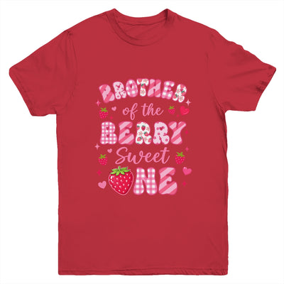 Brother Of The Berry Sweet One Strawberry First Birthday Youth Shirt | siriusteestore