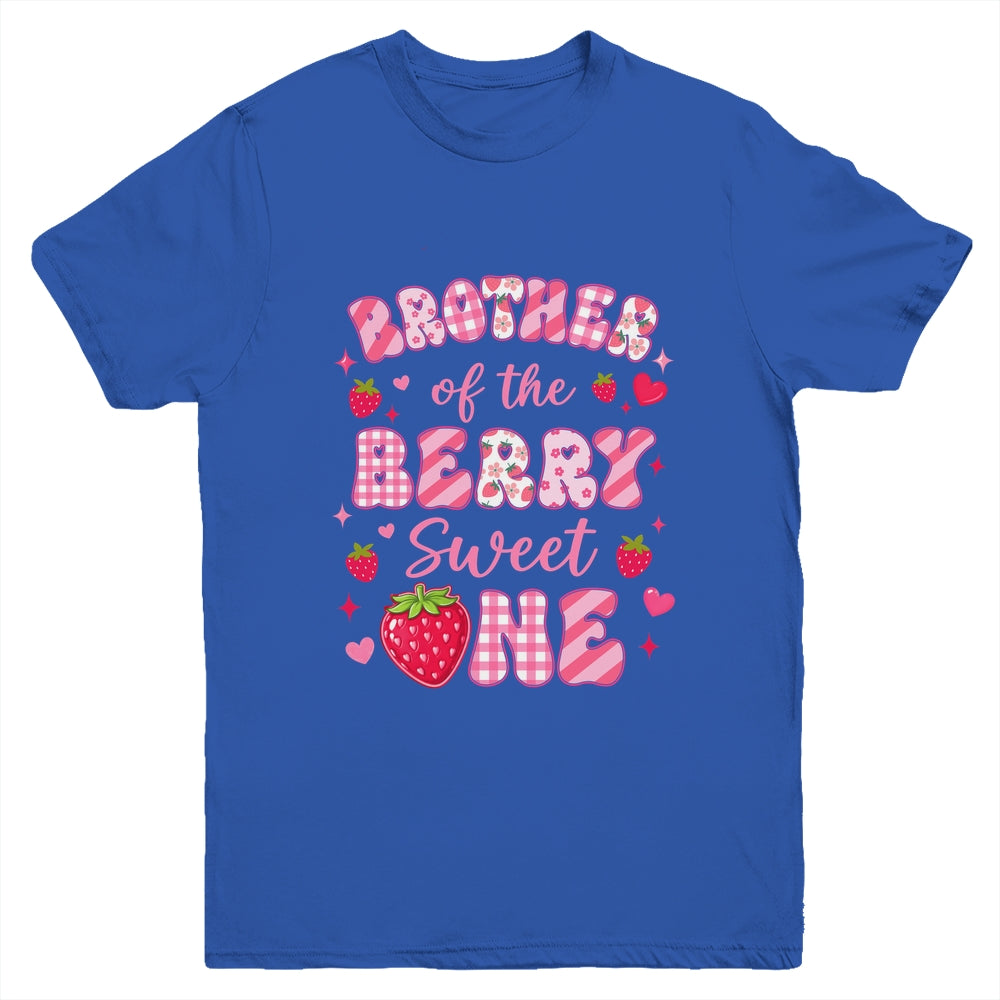 Brother Of The Berry Sweet One Strawberry First Birthday Youth Shirt | siriusteestore