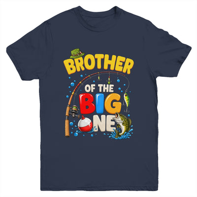 Brother Of The Big One Fishing Birthday Boy Family Party Youth Shirt | siriusteestore