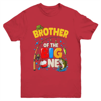 Brother Of The Big One Fishing Birthday Boy Family Party Youth Shirt | siriusteestore
