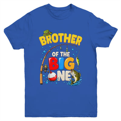 Brother Of The Big One Fishing Birthday Boy Family Party Youth Shirt | siriusteestore