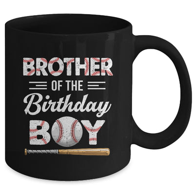 Brother Of The Birthday Boy Baseball Matching Family Party Mug | siriusteestore