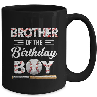 Brother Of The Birthday Boy Baseball Matching Family Party Mug | siriusteestore