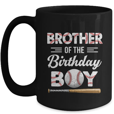 Brother Of The Birthday Boy Baseball Matching Family Party Mug | siriusteestore