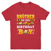 Brother Of The Birthday Boy Construction Matching Family Youth Shirt | siriusteestore