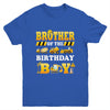 Brother Of The Birthday Boy Construction Matching Family Youth Shirt | siriusteestore