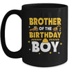 Brother Of The Birthday Boy Construction Worker Party Mug | siriusteestore