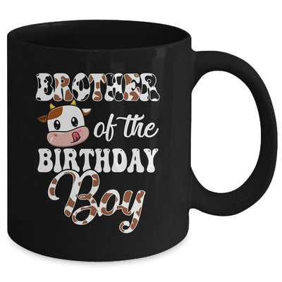 Brother Of The Birthday Boy Cow Farm 1st Birthday Boy Mug | siriusteestore
