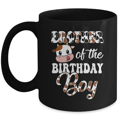 Brother Of The Birthday Boy Cow Farm 1st Birthday Boy Mug | siriusteestore