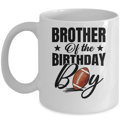 Brother Of The Birthday Boy Football 1st Birthday Party Mug | siriusteestore