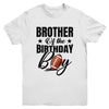 Brother Of The Birthday Boy Football 1st Birthday Party Youth Shirt | siriusteestore