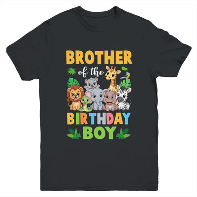 Brother Of The Birthday Boy Kids Safari Jungle Animal Youth Shirt | siriusteestore