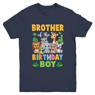 Brother Of The Birthday Boy Kids Safari Jungle Animal Youth Shirt | siriusteestore
