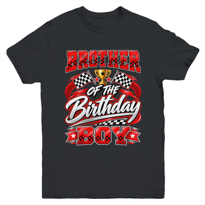 Brother Of The Birthday Boy Race Car Family Pit Crew Youth Shirt | siriusteestore