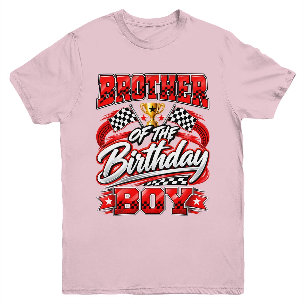 Brother Of The Birthday Boy Race Car Family Pit Crew Youth Shirt | siriusteestore