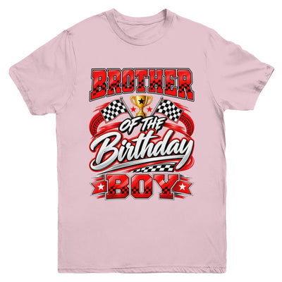 Brother Of The Birthday Boy Race Car Family Pit Crew Youth Shirt | siriusteestore