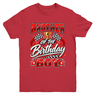 Brother Of The Birthday Boy Race Car Family Pit Crew Youth Shirt | siriusteestore