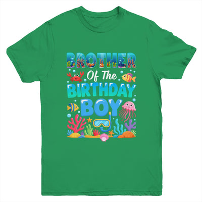 Brother Of The Birthday Boy Sea Animals Ocean Aquarium Youth Shirt | siriusteestore