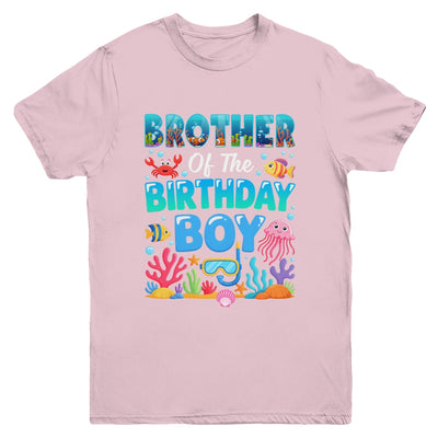 Brother Of The Birthday Boy Sea Animals Ocean Aquarium Youth Shirt | siriusteestore