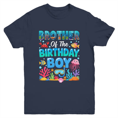Brother Of The Birthday Boy Sea Animals Ocean Aquarium Youth Shirt | siriusteestore