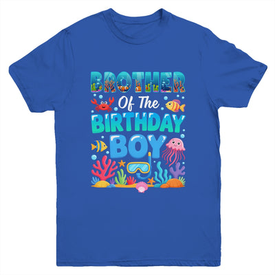 Brother Of The Birthday Boy Sea Animals Ocean Aquarium Youth Shirt | siriusteestore