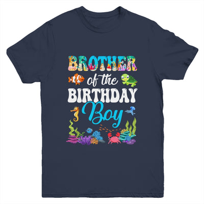 Brother Of The Birthday Boy Sea Fish Ocean Aquarium Party Youth Shirt | siriusteestore