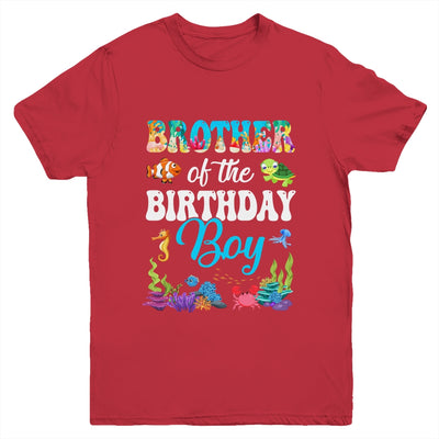 Brother Of The Birthday Boy Sea Fish Ocean Aquarium Party Youth Shirt | siriusteestore