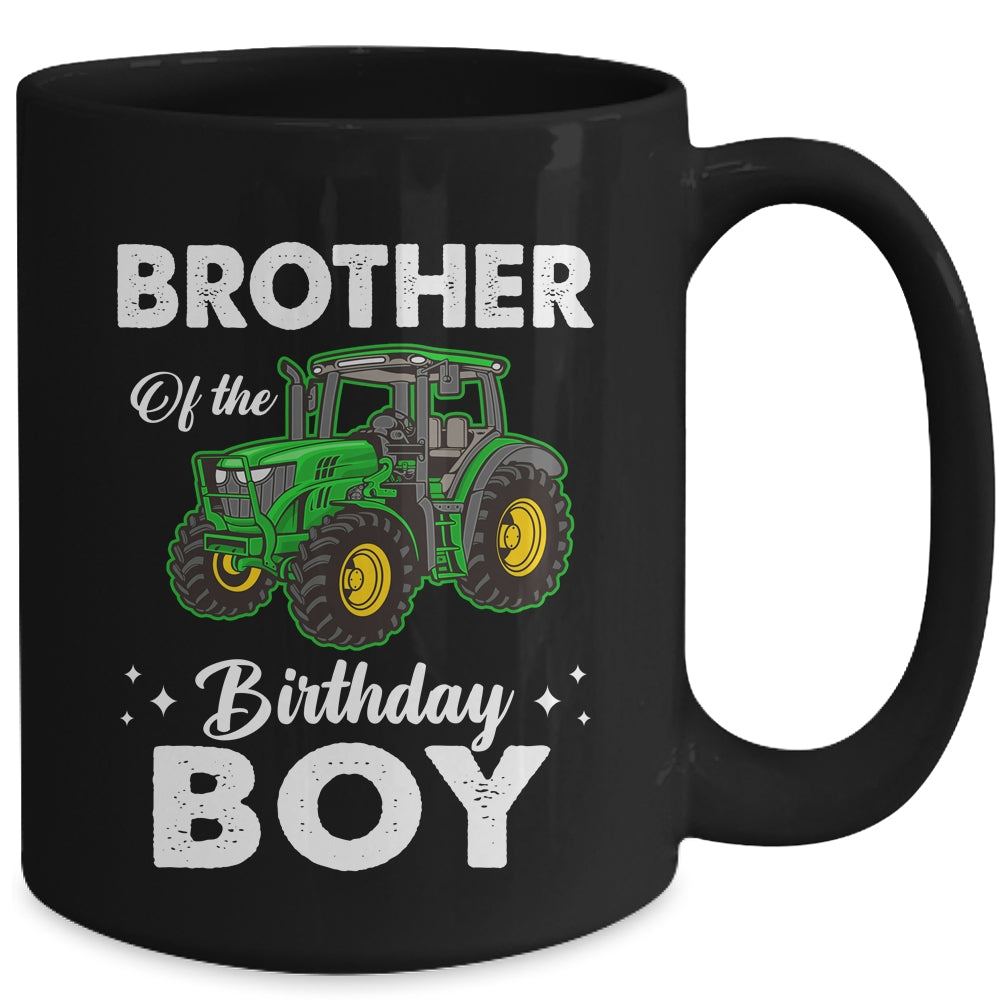 Brother Of The Birthday Boy Tractors Farm Party Farmer Mug | siriusteestore