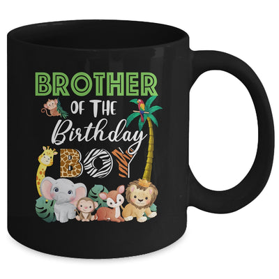 Brother Of The Birthday Boy Wild Zoo Theme Safari Party Mug | siriusteestore