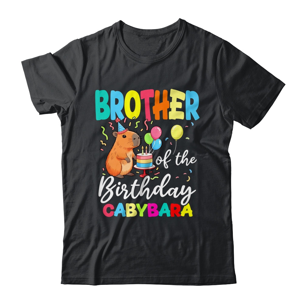 Brother Of The Birthday Capybara Girl Bday Party Family Shirt & Hoodie | siriusteestore