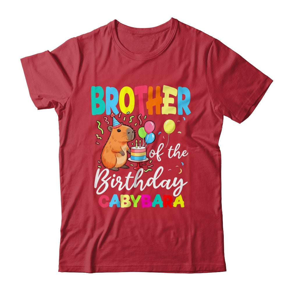 Brother Of The Birthday Capybara Girl Bday Party Family Shirt & Hoodie | siriusteestore