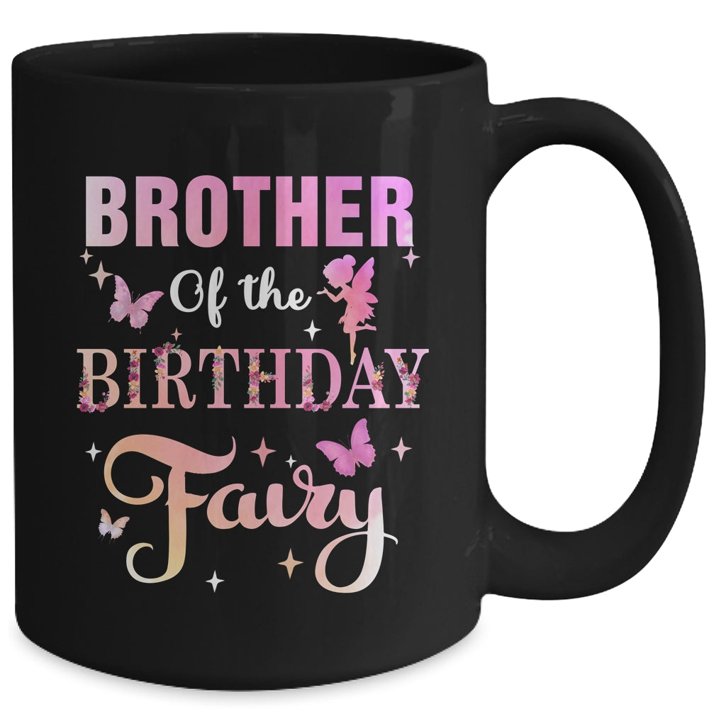Brother Of The Birthday Fairy Princess Girl Party Decoration Mug | siriusteestore