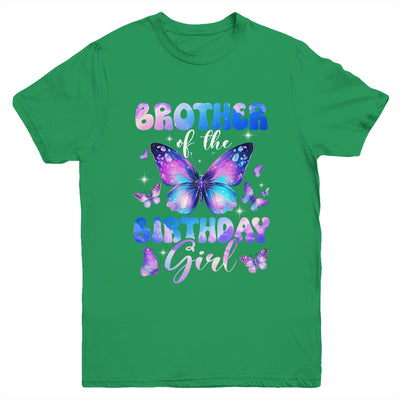 Brother Of The Birthday Girl Butterfly Family Matching Youth Shirt | siriusteestore