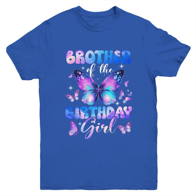 Brother Of The Birthday Girl Butterfly Family Matching Youth Shirt | siriusteestore