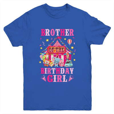 Brother Of The Birthday Girl Circus Carnival Family Party Youth Shirt | siriusteestore