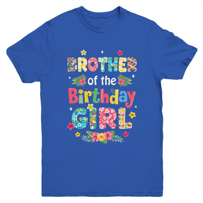 Brother Of The Birthday Girl Hawaii Family Party Decor Youth Shirt | siriusteestore