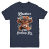 Brother Of The Birthday Girl Highland Cow Farm Family Youth Shirt | siriusteestore