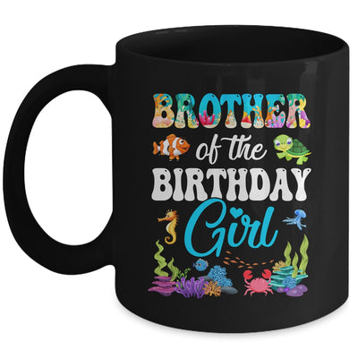 Brother Of The Birthday Girl Sea Fish Ocean Aquarium Party Mug | siriusteestore