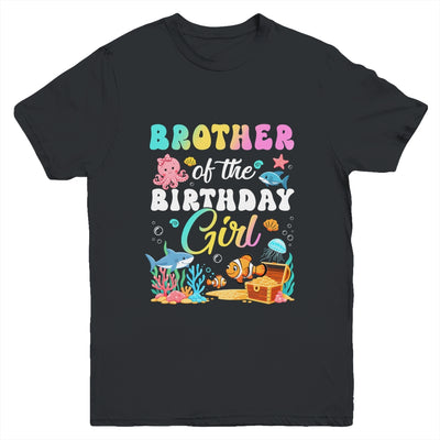 Brother Of The Birthday Girl Sea Fish Ocean Aquarium Youth Shirt | siriusteestore