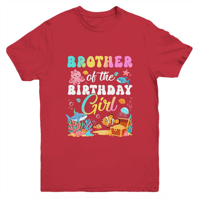 Brother Of The Birthday Girl Sea Fish Ocean Aquarium Youth Shirt | siriusteestore
