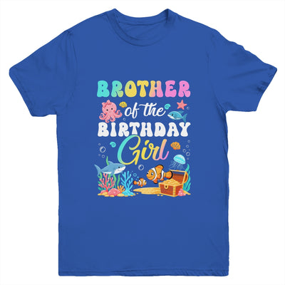 Brother Of The Birthday Girl Sea Fish Ocean Aquarium Youth Shirt | siriusteestore