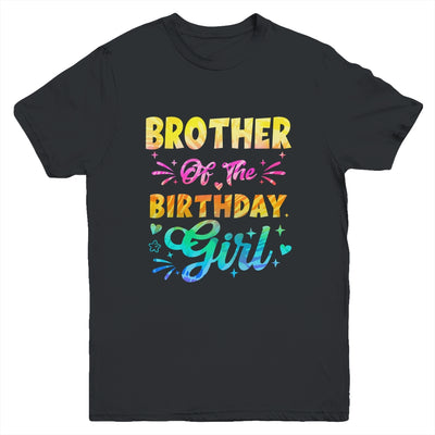 Brother Of The Birthday Girl Tie Dye 1st Birthday Family Youth Shirt | siriusteestore